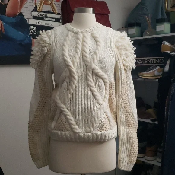 & Other Stories Chunky Cable Sweater Size XS - Picture 2 of 16